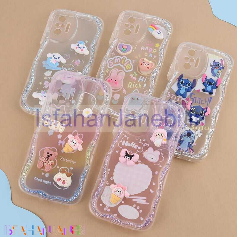 اصفهان جانبی-قاب شاینی شیائومی Redmi Note 10 Pro 4G عروسکی محافظ لنزدار