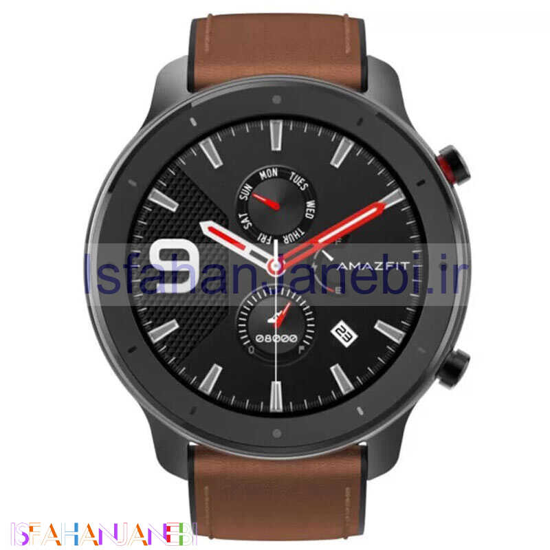 اصفهان جانبی-ساعت هوشمند امیزفیت Amazfit GTR A1902 47mm Aluminum alloy بند قهوه ای