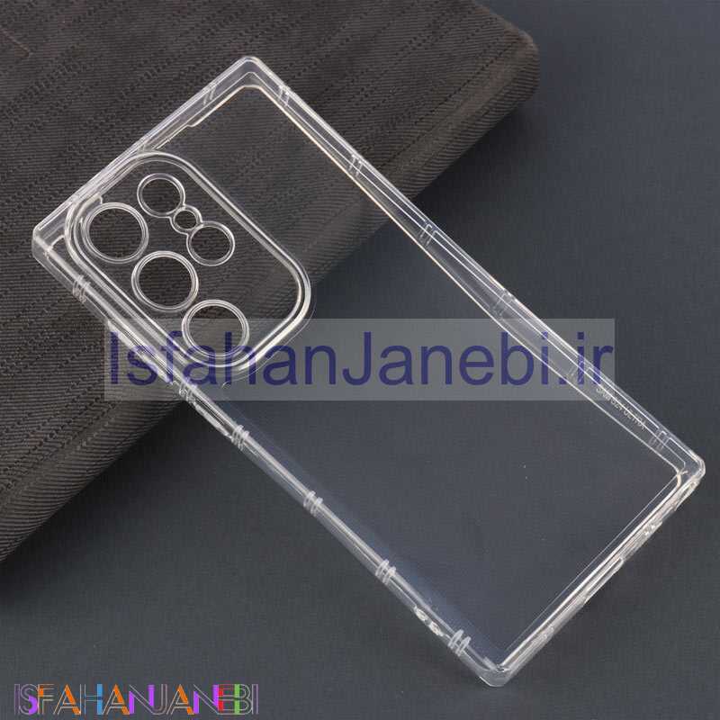 اصفهان جانبی-قاب ژله ای شفاف محافظ لنزدار سامسونگ Galaxy S24 Ultra