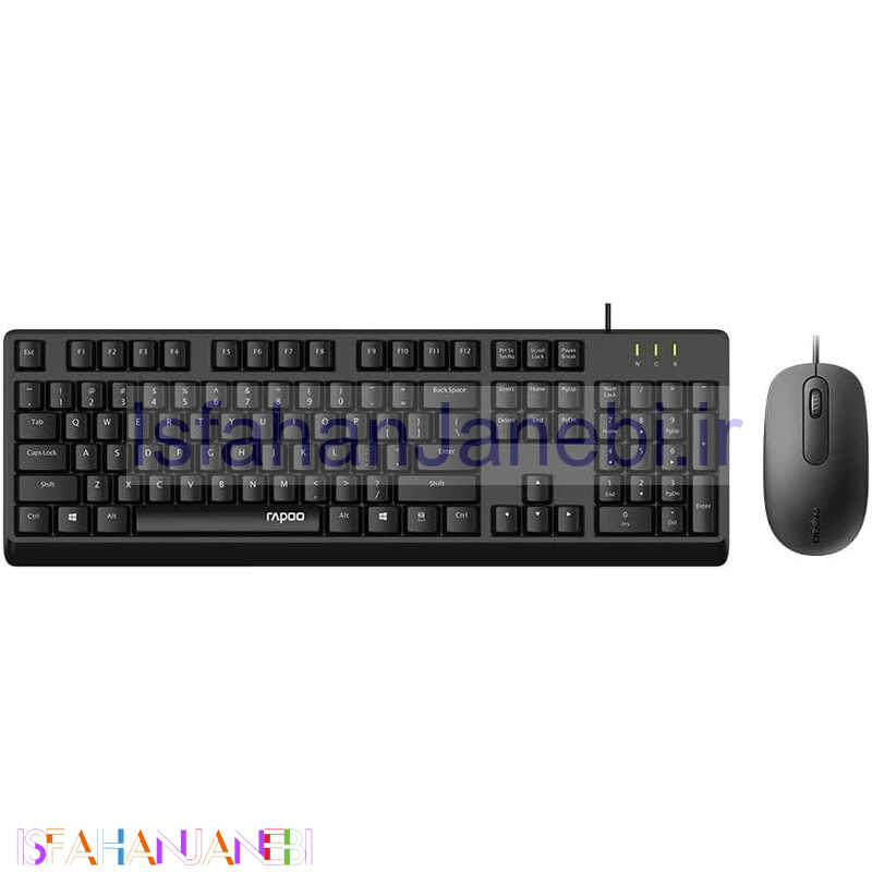 اصفهان جانبی-کیبورد و موس رپو X130 Pro