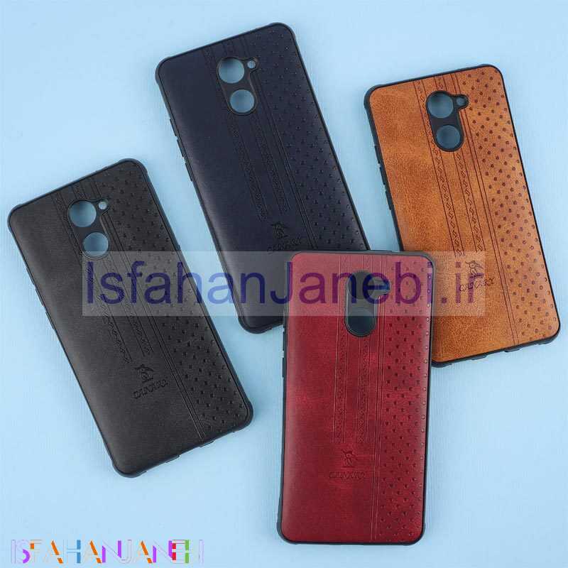 اصفهان جانبی-قاب چرمی Canary هواوی Y7 Prime 2017 محافظ لنزدار