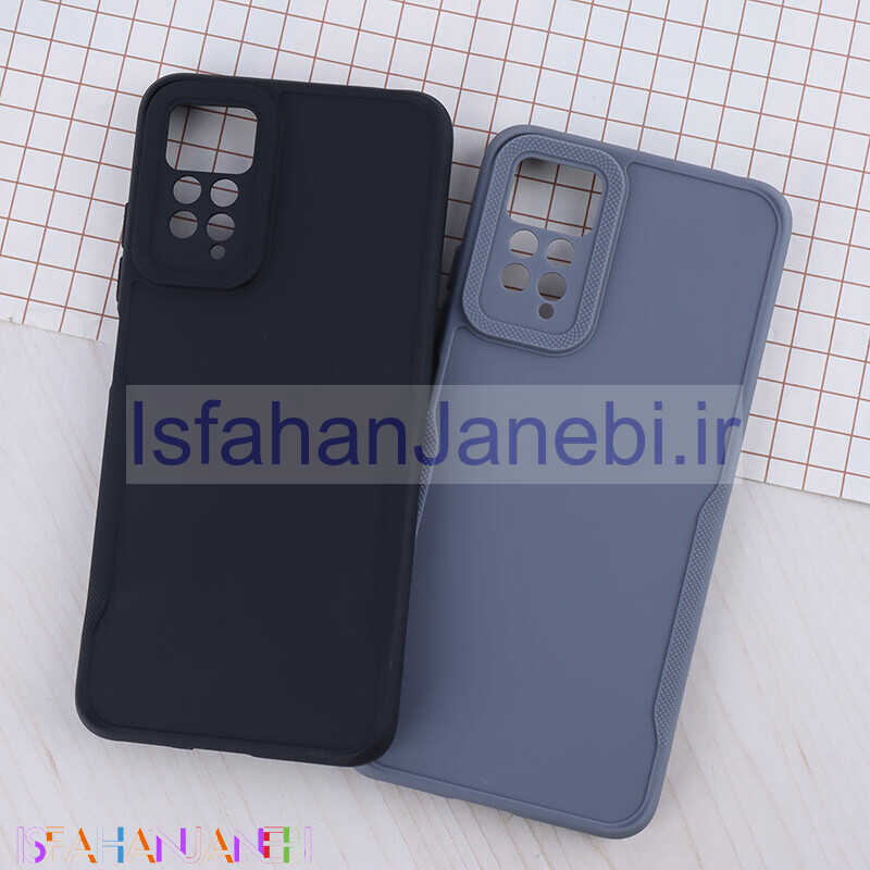 اصفهان جانبی-قاب ژله ای Defender شیائومی Redmi Note 11 Pro / Note 11 Pro Plus 5G (India) محافظ لنزدار