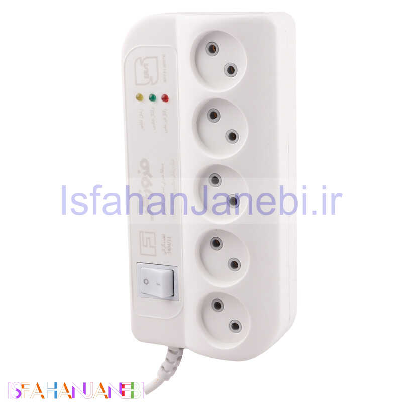 اصفهان جانبی-محافظ برق صوتی تصویری 5 خانه فروزش FR250 با کابل 4.8 متری