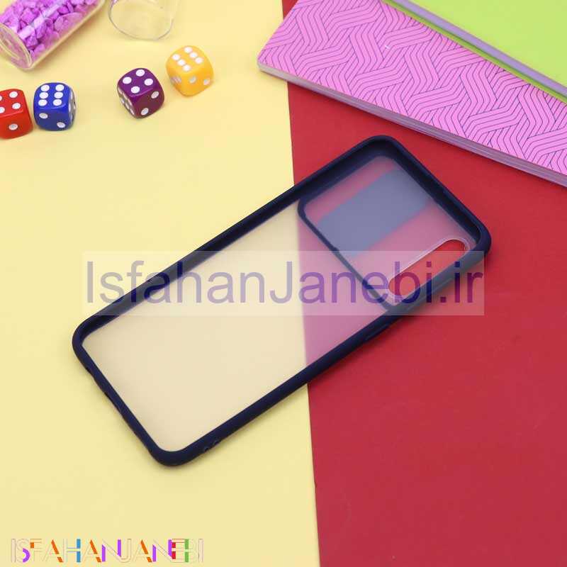 اصفهان جانبی-قاب PC مات محافظ لنز دار کشویی Samsung A30s/A50s