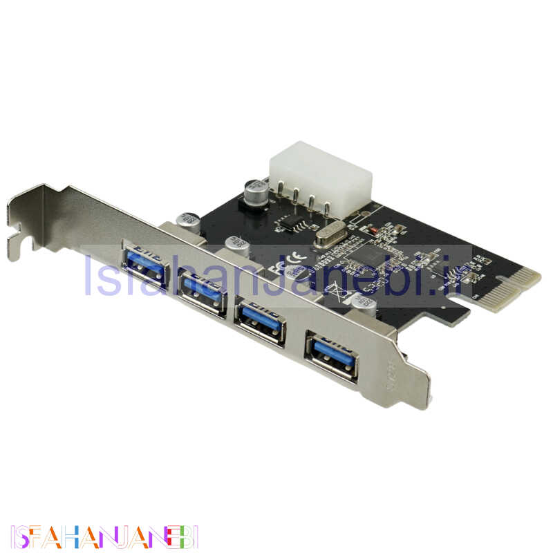 اصفهان جانبی-کارت Kaiser S128 PCI USB3.0 4Port