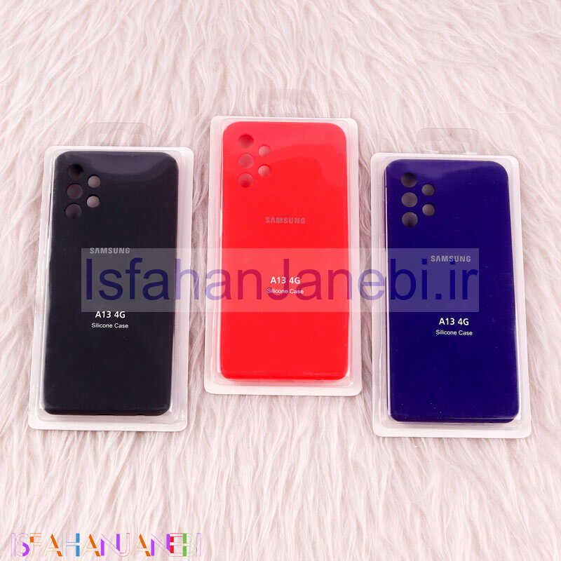اصفهان جانبی-قاب سیلیکونی اصلی زیربسته سامسونگ Galaxy A13 4G محافظ لنزدار