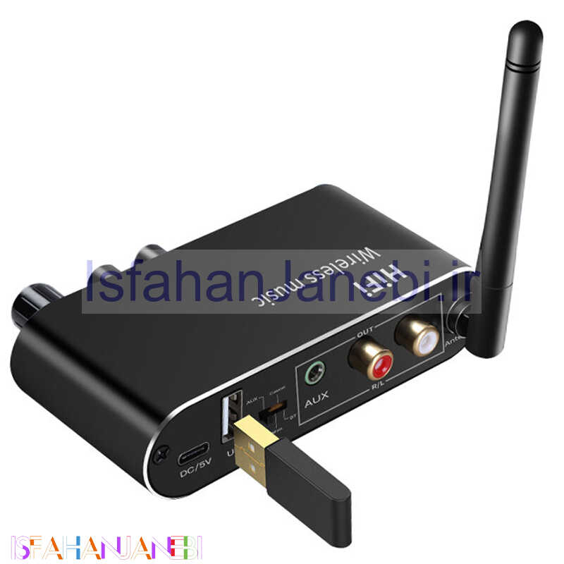 اصفهان جانبی-گیرنده بلوتوث و مبدل صدا T01