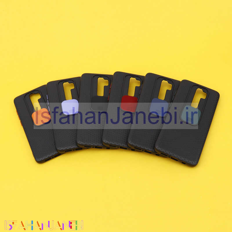 اصفهان جانبی-قاب ضدضربه محافظ لنز دار رنگی Xiaomi Redmi Note 8 Pro
