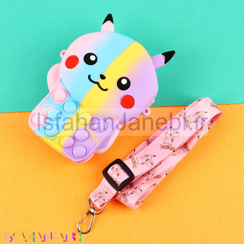 اصفهان جانبی-کیف هندزفری سیلیکونی بنددار پاپیت دیجی مون