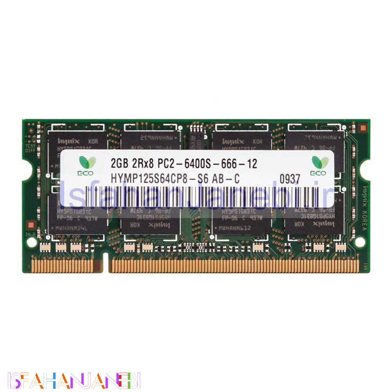 اصفهان جانبی-رم لپ تاپ DDR2 2GB 6400S 800MHz