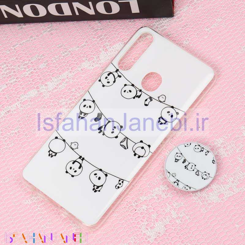 اصفهان جانبی-قاب سوپر IMD دور شفاف پاپ سوکت دار Samsung A20s پاندا