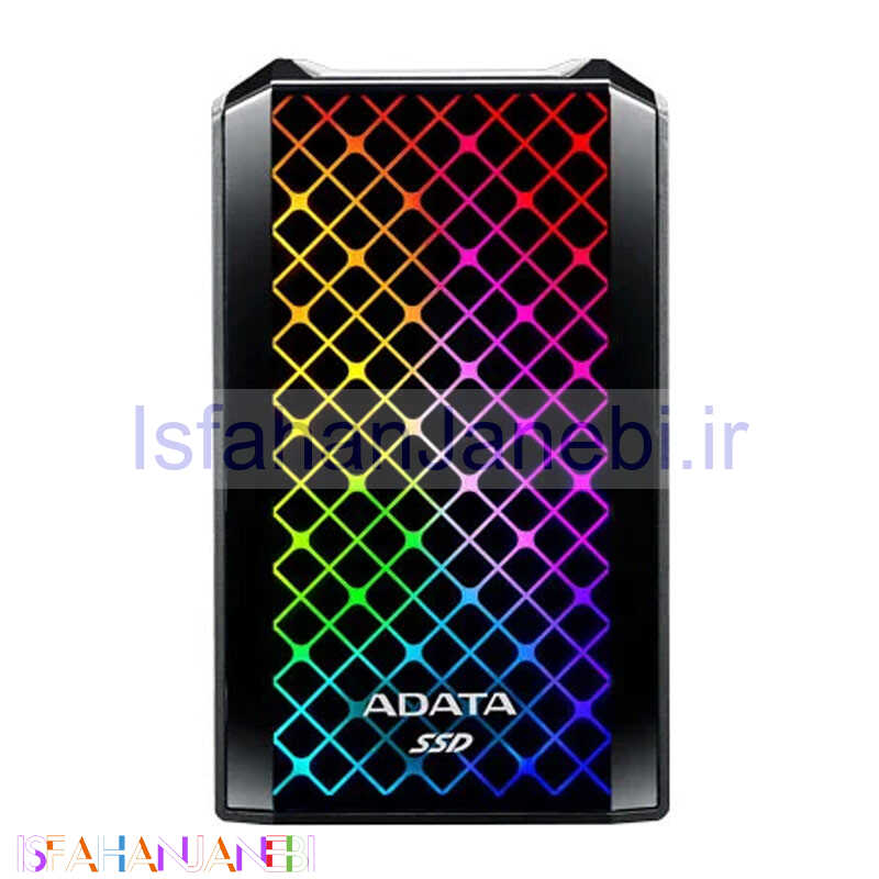 اصفهان جانبی-حافظه اکسترنال SSD ای دیتا ADATA SE900G RGB 512GB