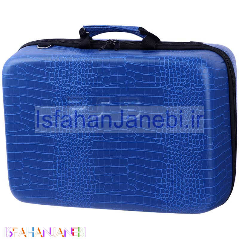 اصفهان جانبی-کیف کنسول بازی PS5 چرمی پوست ماری آبی