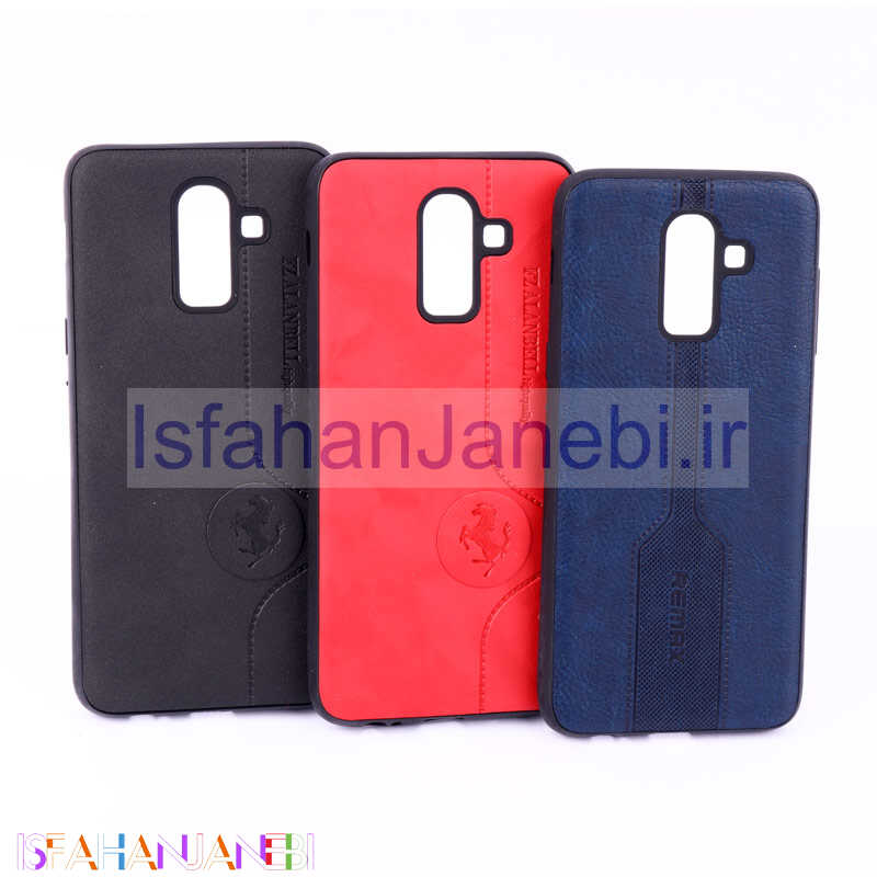 اصفهان جانبی-قاب چرمی طرح برند Samsung Galaxy J8 2018