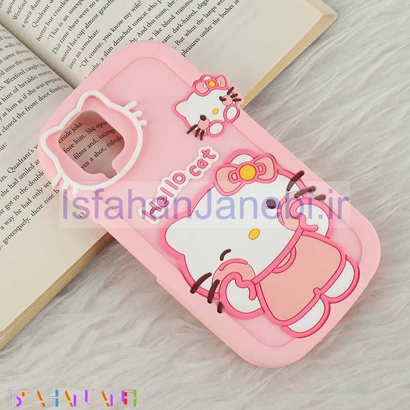 اصفهان جانبی-قاب سیلیکونی سامسونگ Galaxy A12 / M12 طرح Hello Cat Kitty