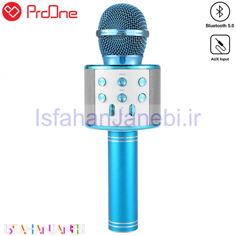 اصفهان جانبی-میکروفون و اسپیکر بلوتوثی رم و فلش خور ProOne PMB65 M01