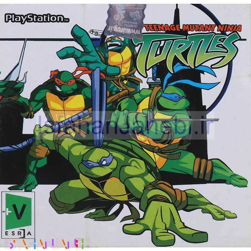 اصفهان جانبی-بازی Teenage Mutant Ninja Turtles لوح زرین مناسب برای PS1