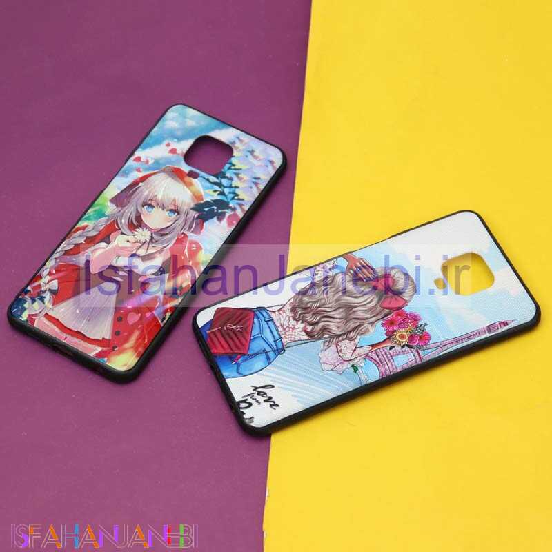 اصفهان جانبی-قاب فانتزی برجسته طرح دخترانه شیائومی Redmi Note 9s / Note 9 Pro سری H