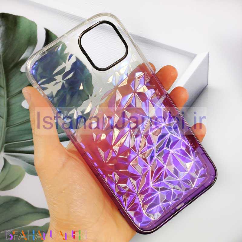 اصفهان جانبی-قاب یخی سه بعدی iPhone 11 بنفش
