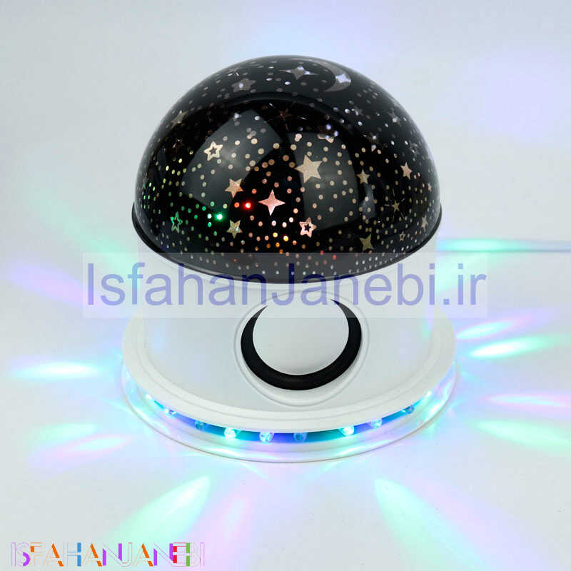 اصفهان جانبی-لامپ LED اسپیکر دار بلوتوثی LED Crystal Magic Ball Light