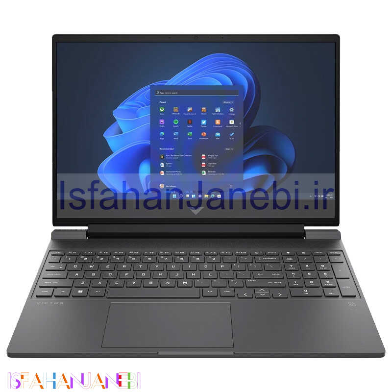 اصفهان جانبی-لپ تاپ گیمینگ اچ پی 15.6 اینچی Victus 15 FB2082WM Ryzen 5 8645HS 8GB 512GB SSD RTX4050