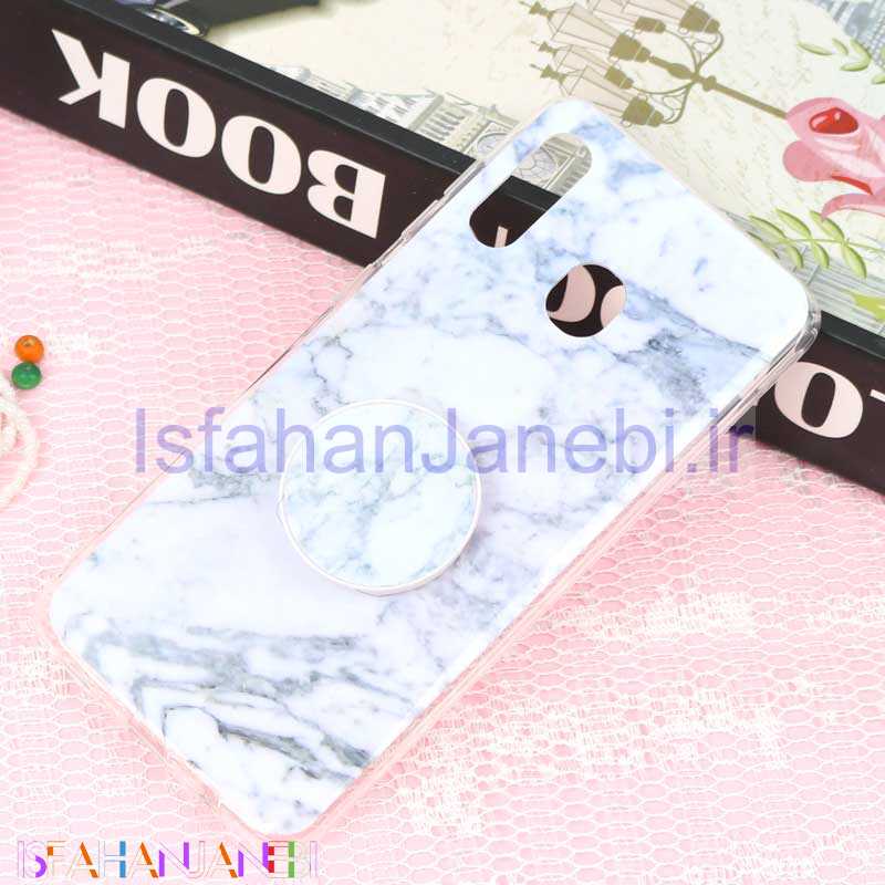 اصفهان جانبی-قاب سوپر IMD دور شفاف پاپ سوکت دار Samsung A20/A30 سنگی