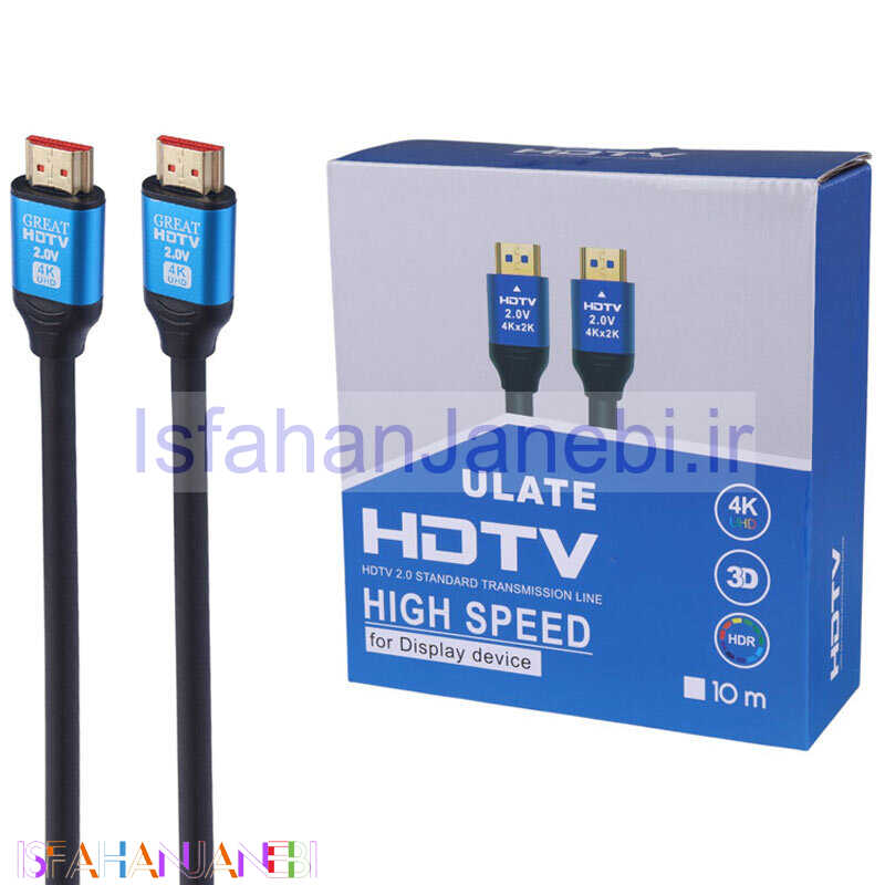اصفهان جانبی-کابل HDMI 4K گریت Ulate طول 10متر
