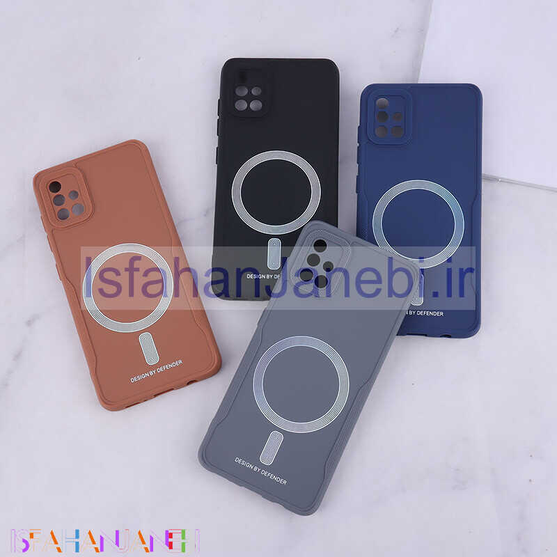 اصفهان جانبی-قاب ژله ای Design By Defender سامسونگ Galaxy A51 4G طرح مگ سیف محافظ لنزدار