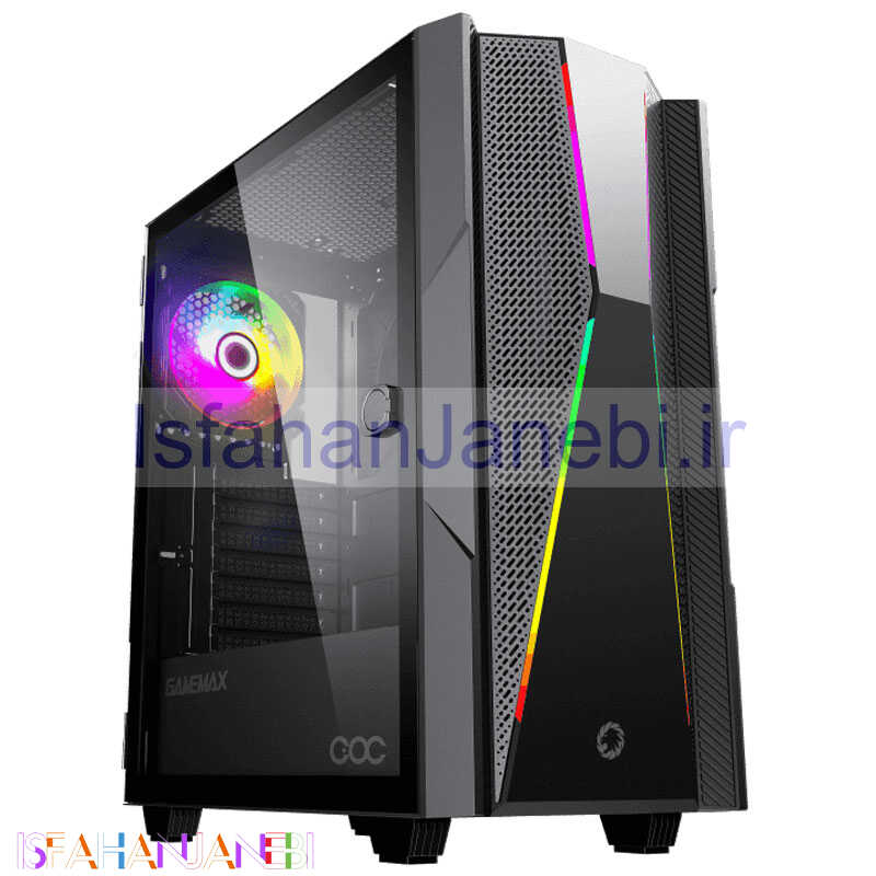 اصفهان جانبی-کیس کامپیوتر گیم مکس GameMax Typhoon COC ARGB