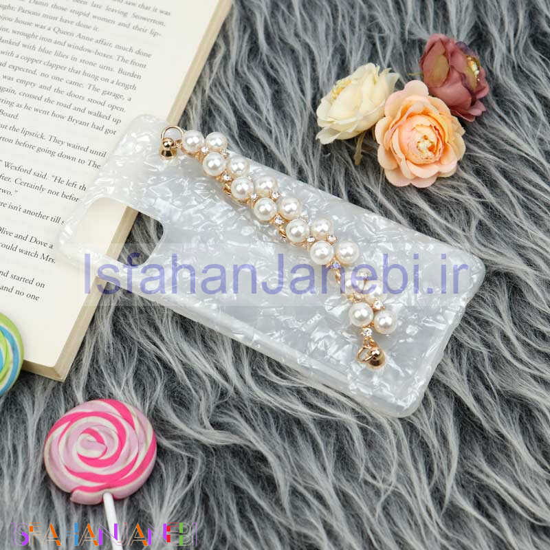 اصفهان جانبی-قاب ماربل هولدر دستی مرواریدی Samsung Galaxy A71