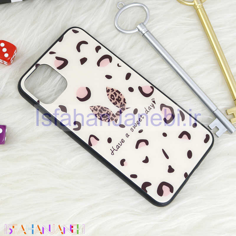 اصفهان جانبی-قاب پشت گلسی طرحدار خرگوش iPhone 11 Pro Max