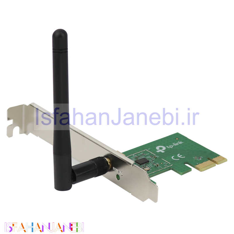 اصفهان جانبی-کارت شبکه اینترنال PCI-E آنتن دار TP-Link TL-WN781ND 150Mbps