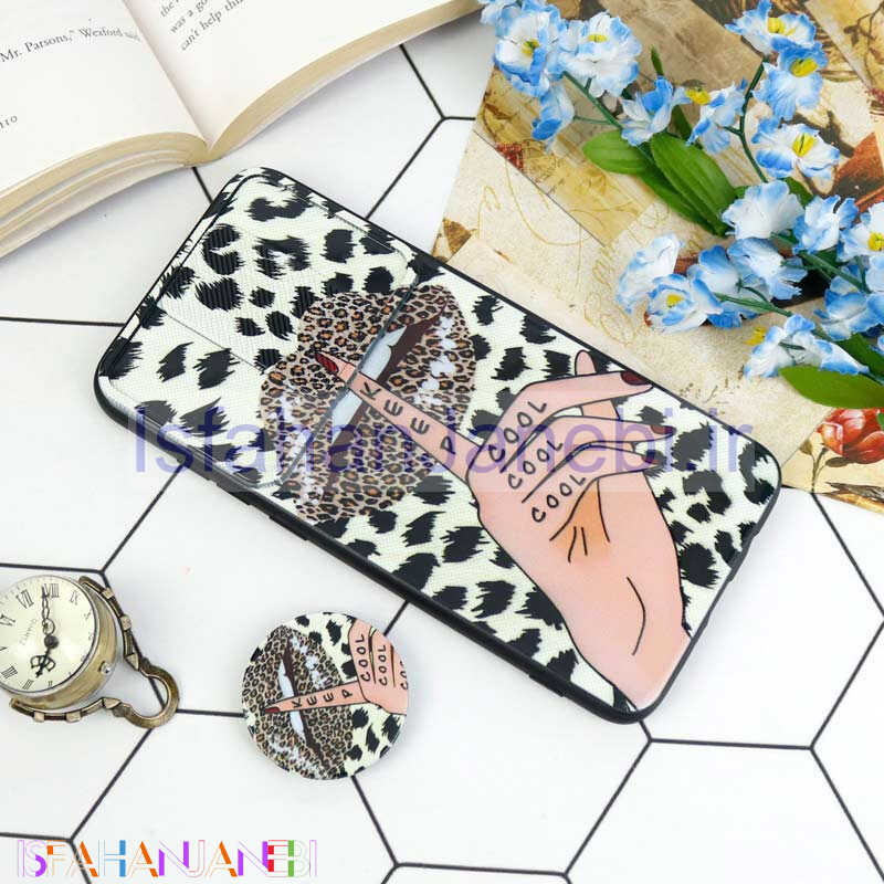 اصفهان جانبی-قاب طرحدار محافظ لنزدار کشویی + پاپ سوکت طرح Keep Cool شیائومی Redmi Note 8 Pro سری C