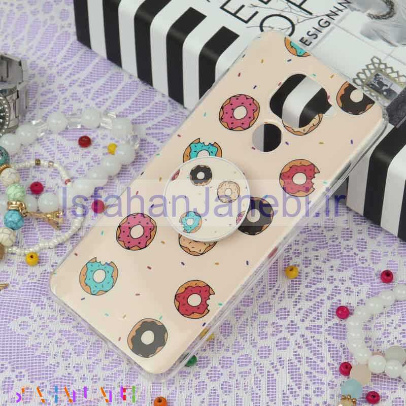 اصفهان جانبی-قاب سوپر IMD دور شفاف پاپ سوکت دار Xiaomi Redmi Note 9 دونات