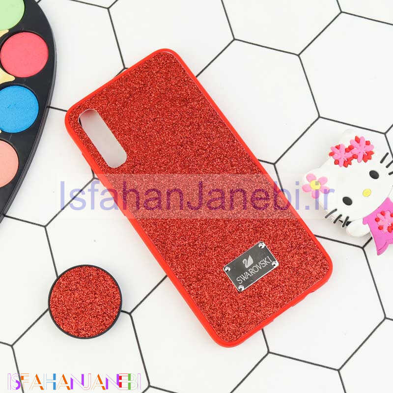 اصفهان جانبی-قاب شاینی Swarovski + پاپ سوکت Samsung Galaxy A50