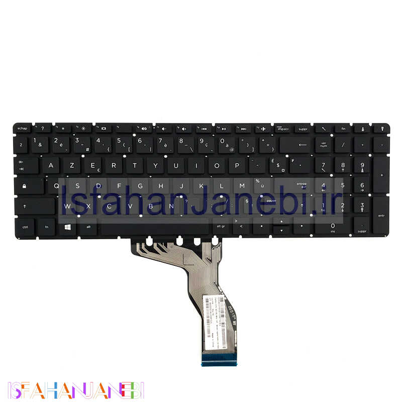 اصفهان جانبی-کیبورد لپ تاپ اچ پی HP Pavilion 15-BS بدون فریم مشکی