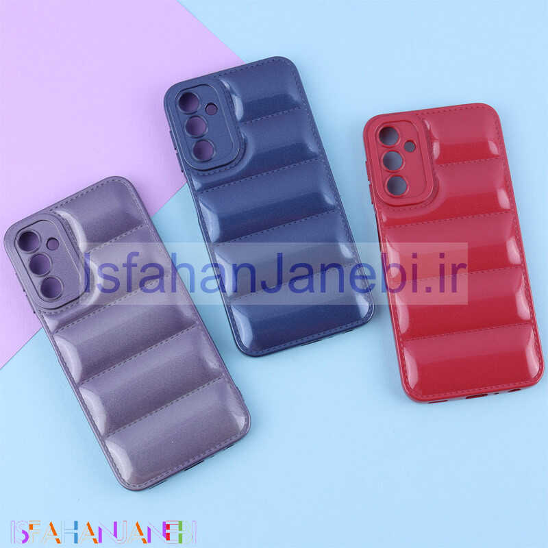 اصفهان جانبی-قاب پافر اکلیلی ژله ای محافظ لنزدار Samsung Galaxy A24 4G