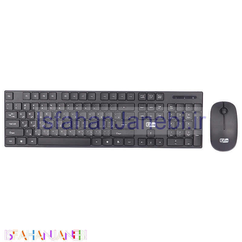 اصفهان جانبی-کیبورد و موس بی سیم اکسون GK600