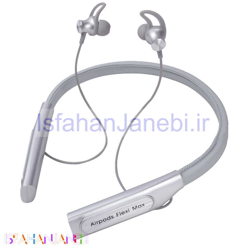 اصفهان جانبی-هندزفری بلوتوث دورگردنی و رم خور Airpods flexi max
