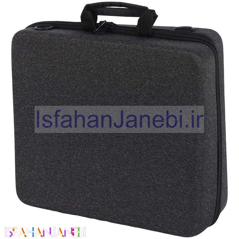 اصفهان جانبی-کیف کنسول بازی PS4 پارچه ای طرح سفید مشکی