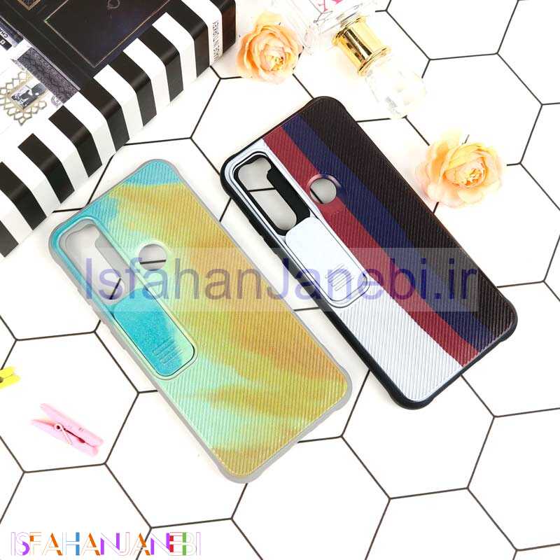 اصفهان جانبی-قاب سیلیکونی رنگین کمانی محافظ لنزدار کشویی Xiaomi Redmi Note 8