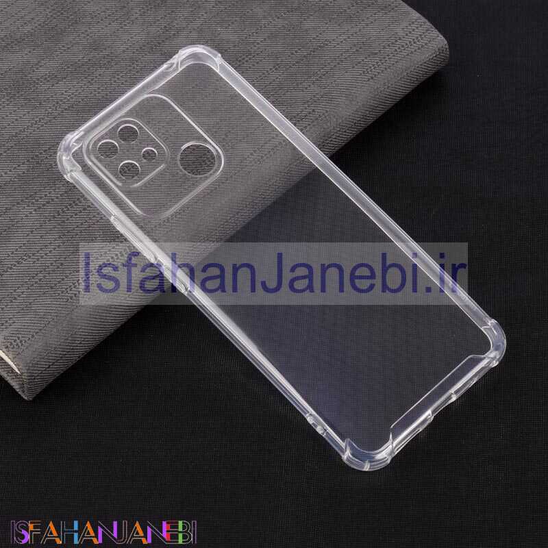 اصفهان جانبی-قاب ژله ای ضربه گیر بی رنگ محافظ لنزدار Xiaomi Redmi 10C / 10 Power