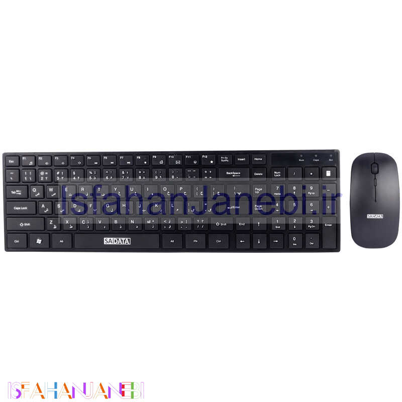 اصفهان جانبی-کیبورد و موس بی سیم سادیتا SKM-2404WL