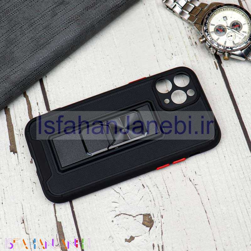 اصفهان جانبی-قاب محافظ لنزدار ضد ضربه هولدر کشویی مگنتی iPhone 11 Pro مشکی