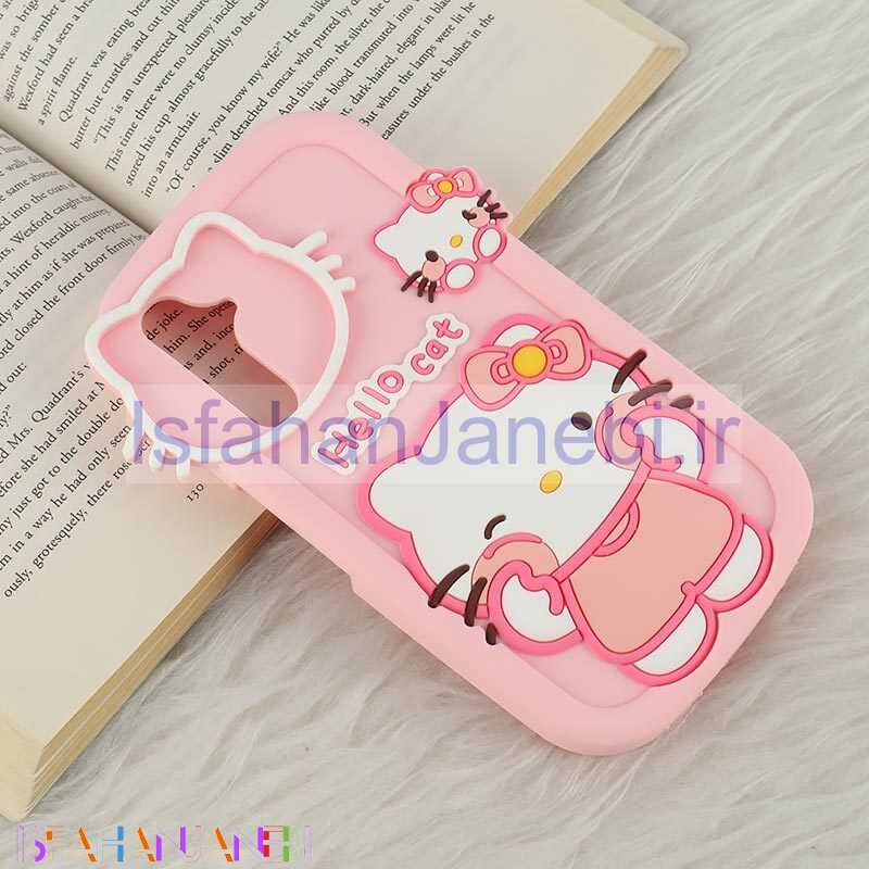 اصفهان جانبی-قاب سیلیکونی سامسونگ Galaxy A25 طرح Hello Cat Kitty