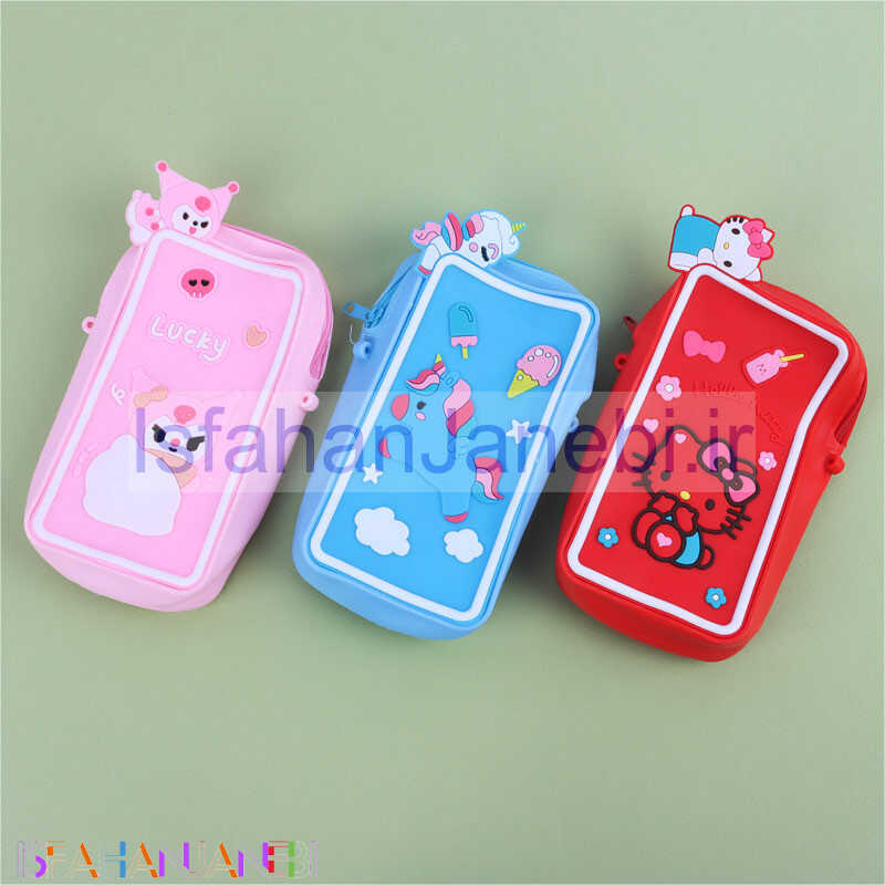 اصفهان جانبی-کیف فانتزی سیلیکونی پاپیتی + بند آویز