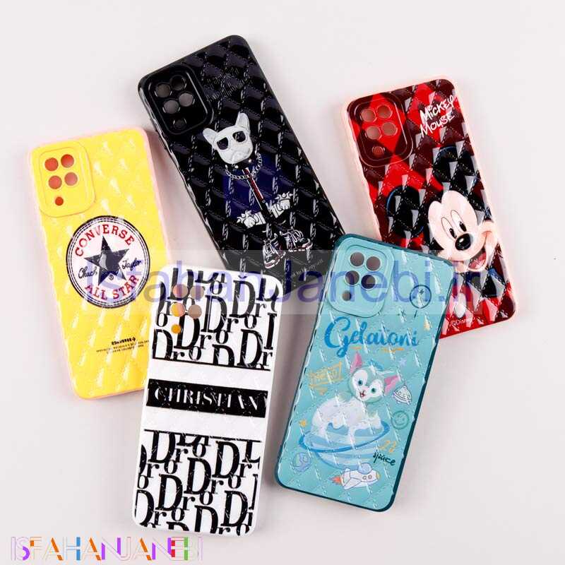 اصفهان جانبی-قاب طرحدار فانتزی پافر محافظ لنزدار Samsung Galaxy A12