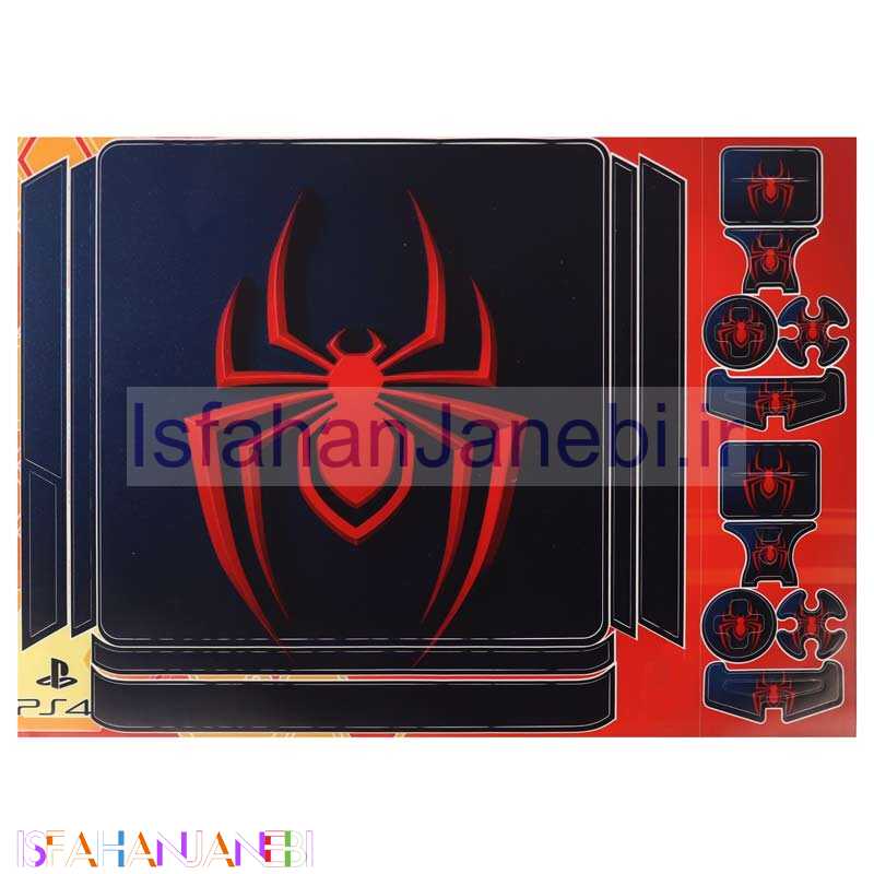 اصفهان جانبی-اسکین پلی استیشن 4 اسلیم طرح Spider-Man LOGO