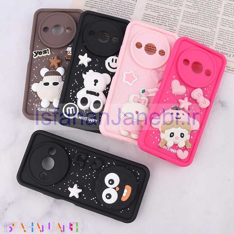 اصفهان جانبی-قاب سیلیکونی سولید شیائومی Redmi A3 / A3X محافظ لنزدار