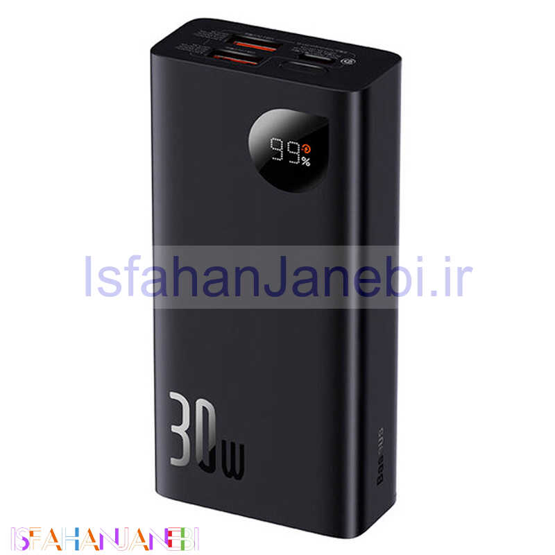 اصفهان جانبی-پاور بانک فست شارژ 10000 باسئوس Baseus Adaman 2 PPAD04010 QC3.0 PD 30W